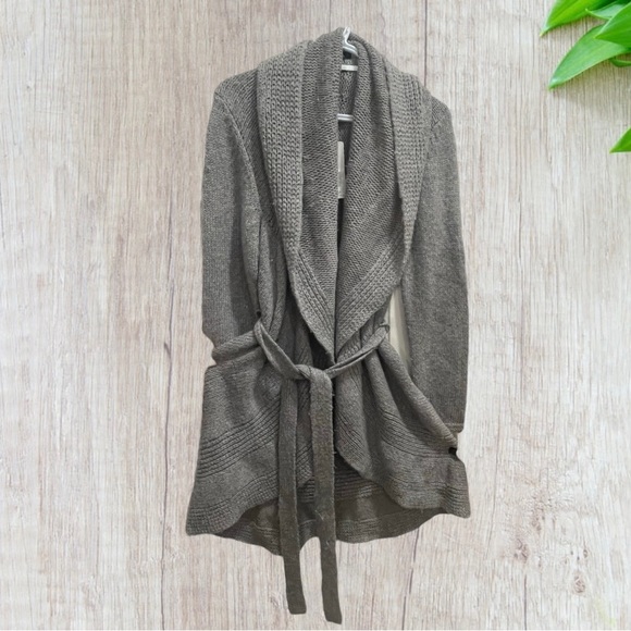 Dalia waterfall knitted cardigan Grey, business casual! - Picture 1 of 7